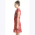 Bateeq Short Sleeve Dobby Print Dress FL011B-FW17 Red