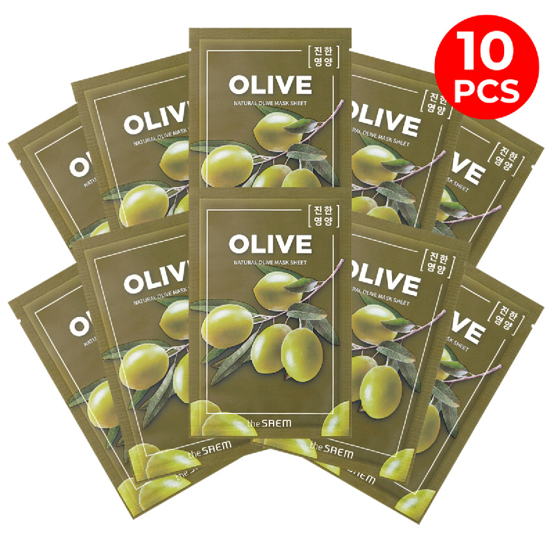 The Saem (5+5) Natural Mask Sheet - Olive+Olive