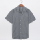 Lower Stripe Short Sleeve Shirt Gray