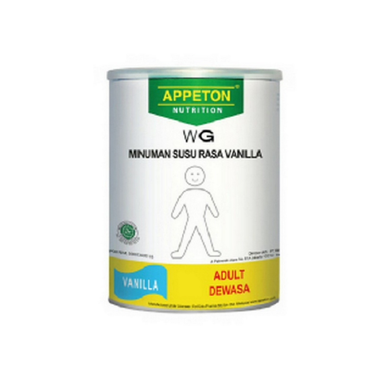 Appeton Susu Bubuk Weight Gain Adult Vanilla 450 Gr