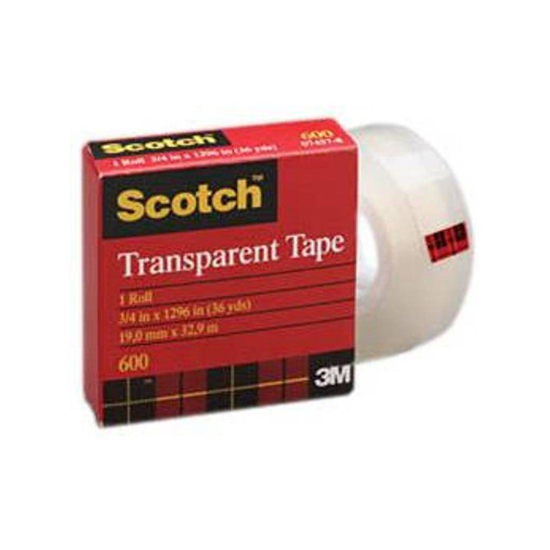 3M 600 Scotch Tape Magic (isolasi) 3-4 x 36Y