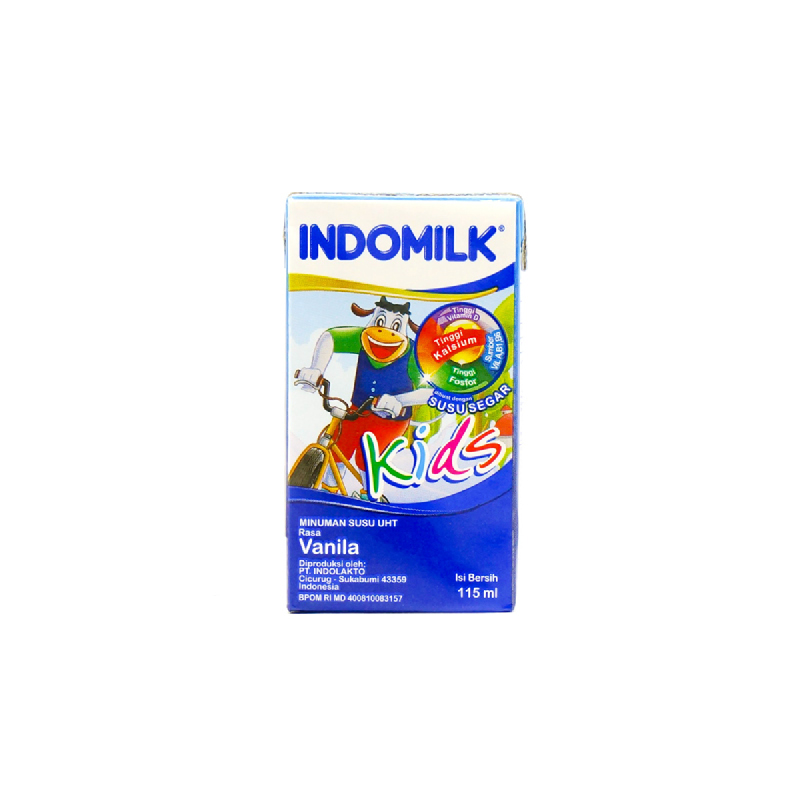 Indomilk Uht Kids Vanilla 115Ml