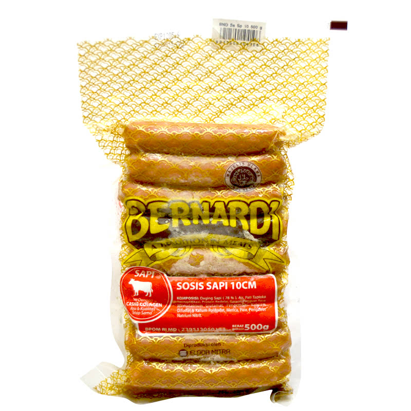 Bernardi Sandwich Sausage 500 Gr 10 Cm