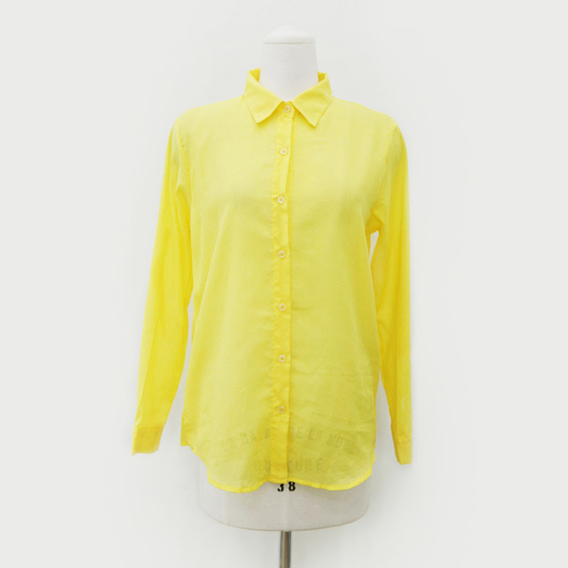 Basic Cut Shirt Yellow