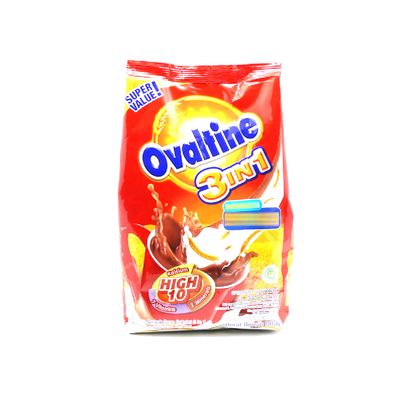 Ovaltine Powder Milk 3 In 1 Bag 900 Gr