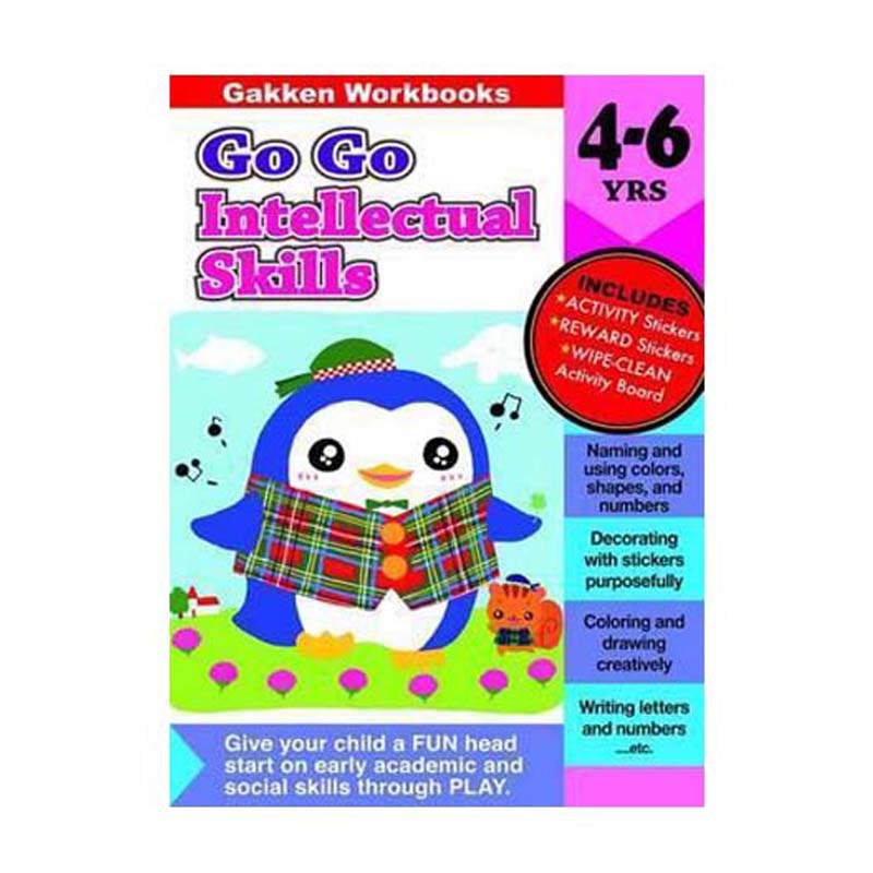 Gakken Workbook - Go Go Intellectual Skills  4-6 Years