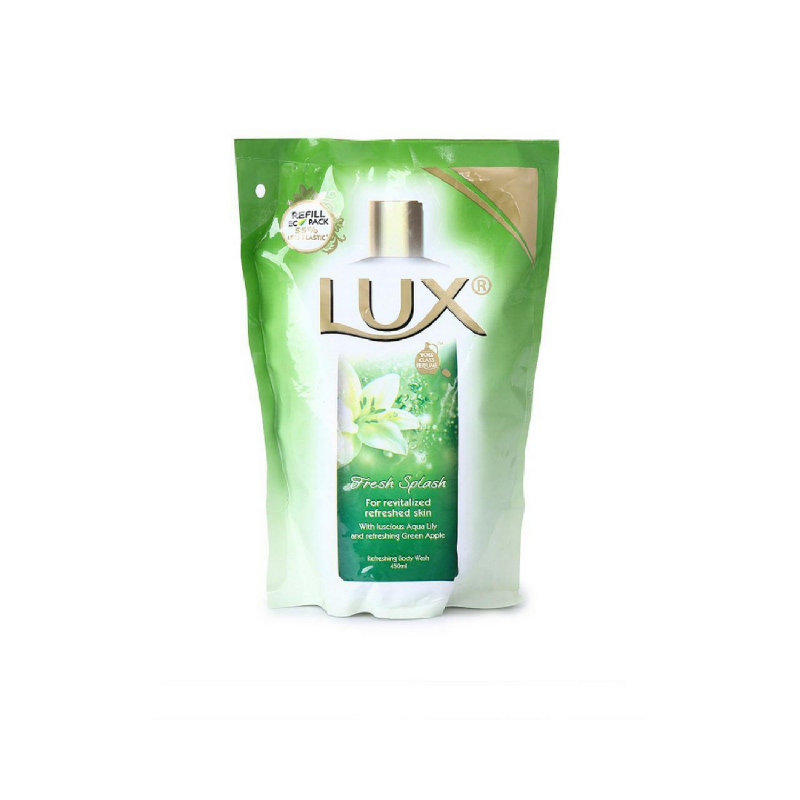 Lux Body Wash Green Fresh Refill 450Ml