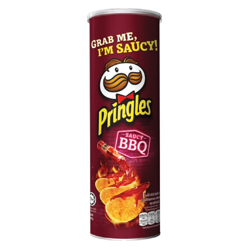 Pringles Potato Chips Barbeque 110G