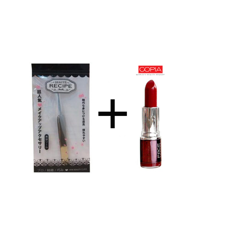 Beaute Recipe Acne Clip 1663 + Be Matte Lipstick Vivi Red