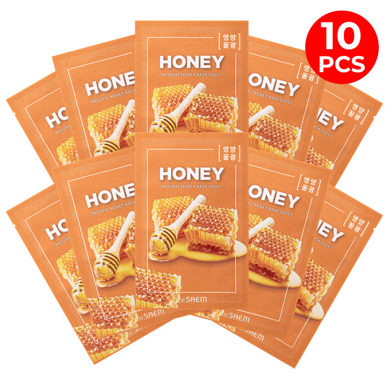 The Saem (5+5) Natural Mask Sheet - Honey+Honey