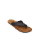 Black Faux Leather Sandals 003