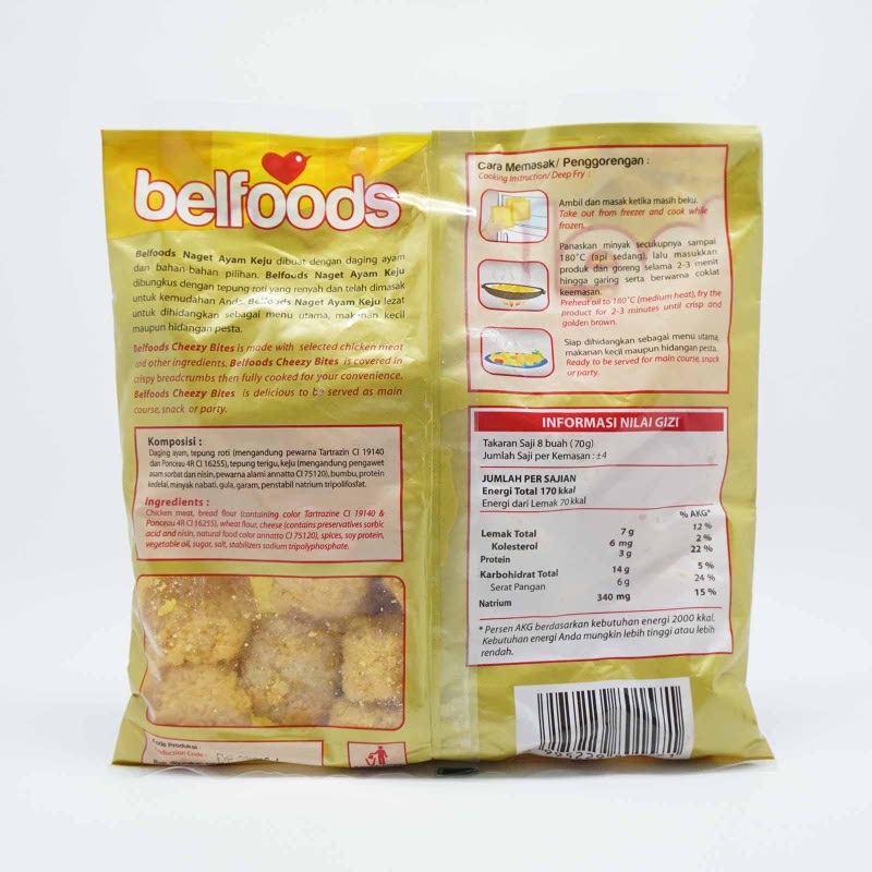 Belfoods Royal Cheezy Bites 250Gr