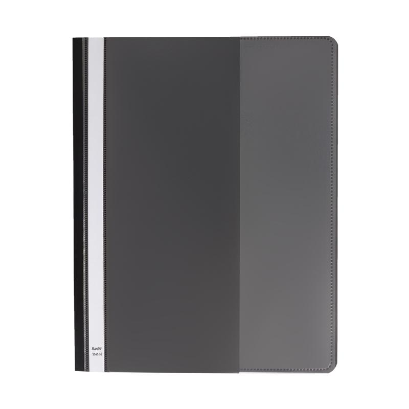 Bantex Quatation Folder With Pocket & Label on Spin A4 Black -3240 10