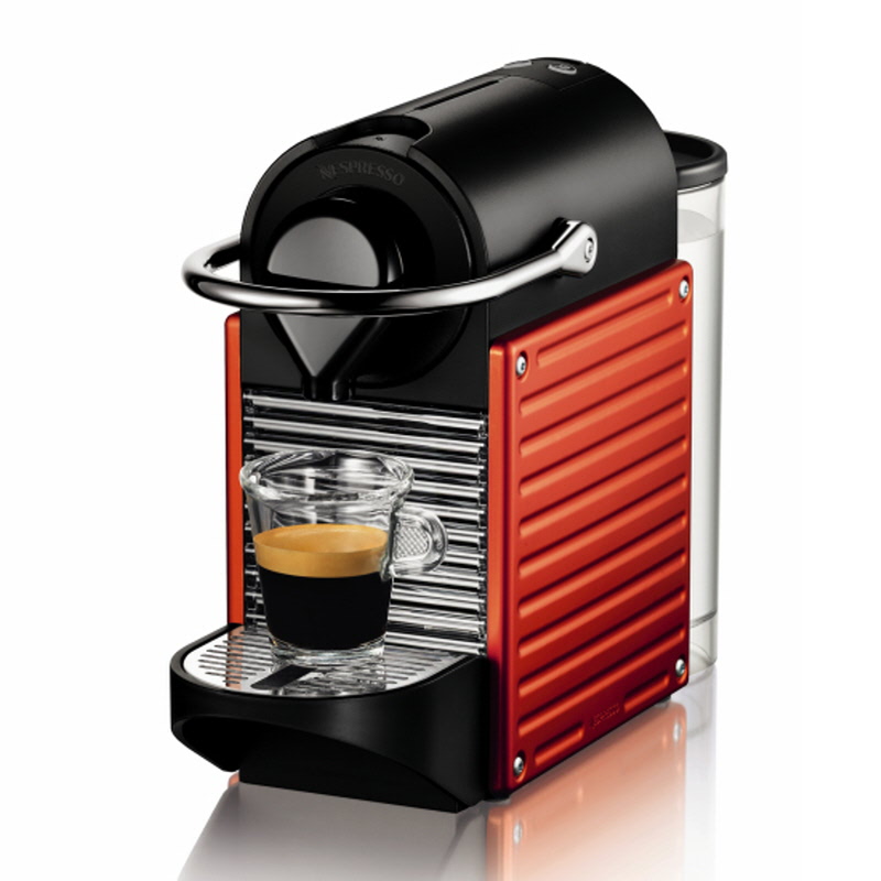 Pixie C60 Espresso Capsule Coffee Machine Electric Red + 9 Sleeve Pack