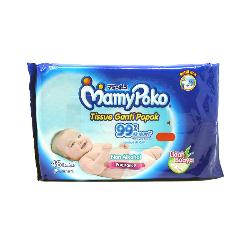 Mamypoko Tisu Basah Bayi Lidah Buaya Parfume 48 Sheet
