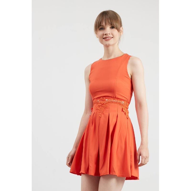 Gwen Kempten Dress in Orange