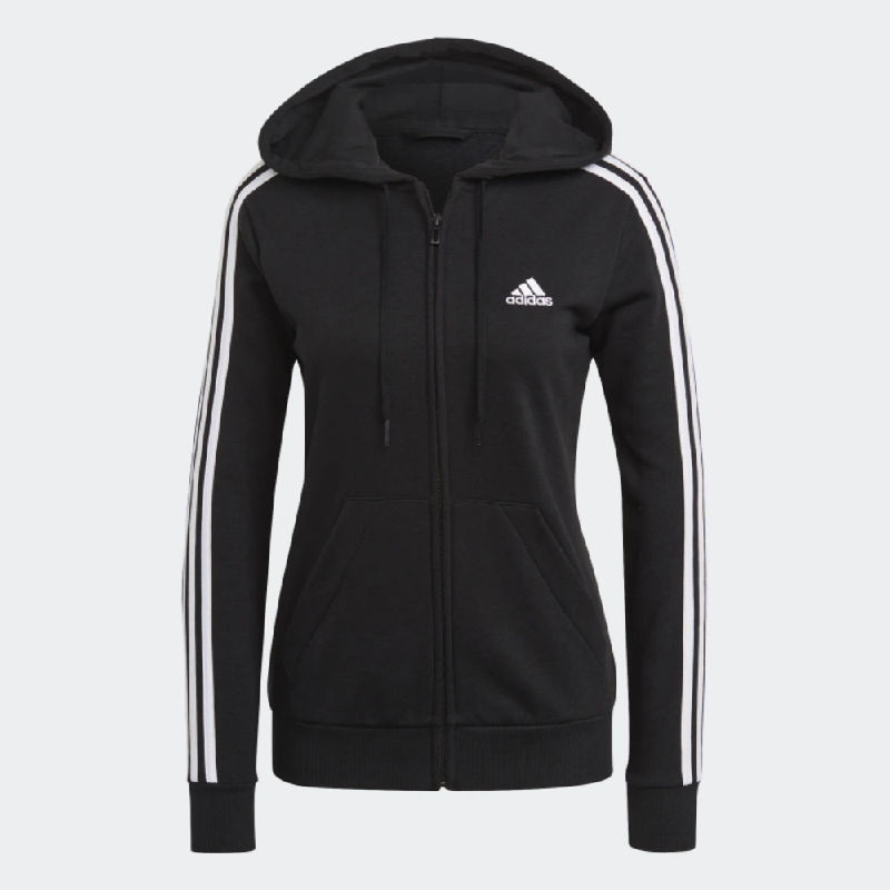 Adidas Essentials French Terry 3-Stripes Full-Zip Hoodie GL0792 - ARK