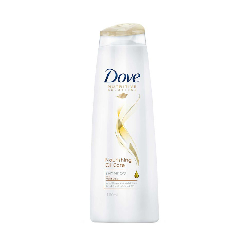 Dove Shampoo Nourishing Oil Care Botol 160Ml