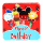 Mickey Mouse Lollypop Red Happy B Day Mini Gift Card