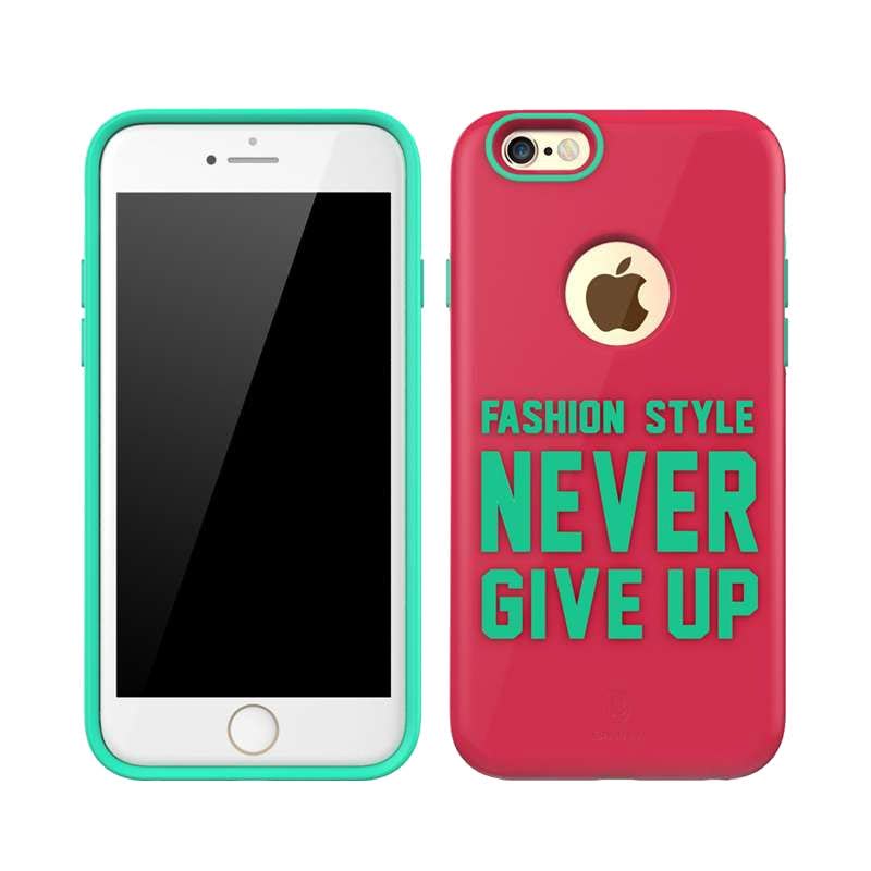 Style Series For iPhone 6-6S Pink and Marine Hijau