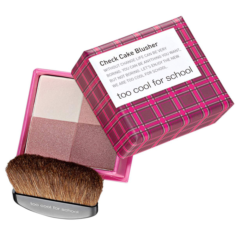 Too Cool For School  Check Cake Blusher  1 Pink