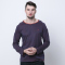 Carvil Sweater Pria Delamo 11.DEL.PUR.E2-PURPLE