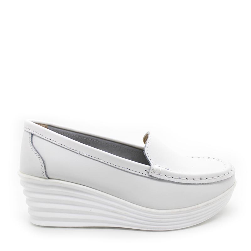 Anca Wedges Shoes A26 White