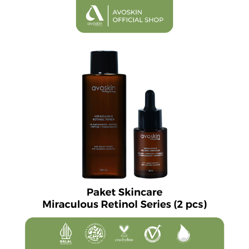 Paket Skincare-Avoskin Miraculous Retinol Series