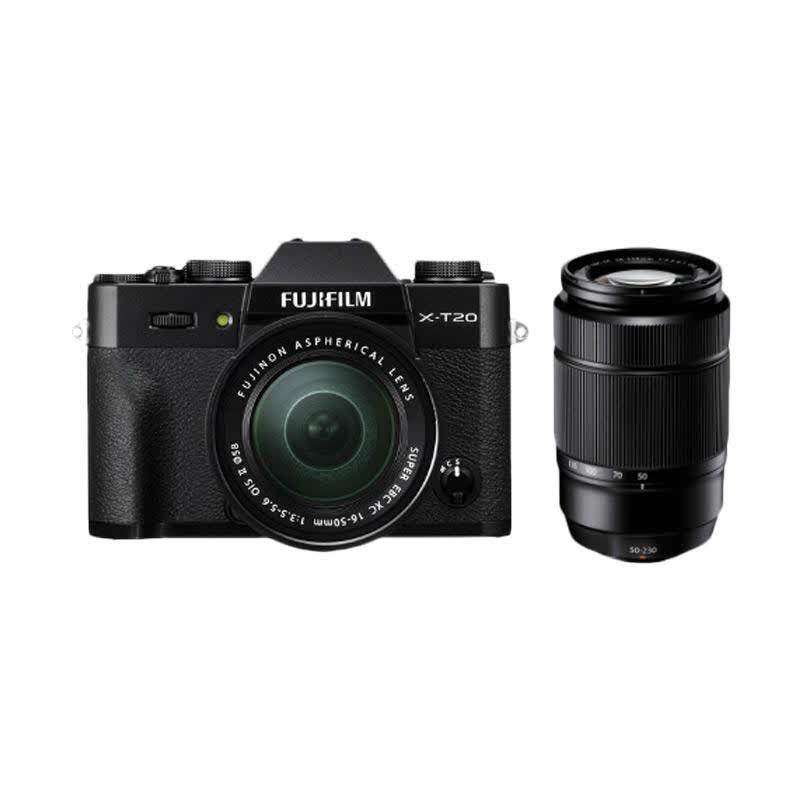 Fujifilm X-T20 Kit 16-50 & 50-230mm Hitam