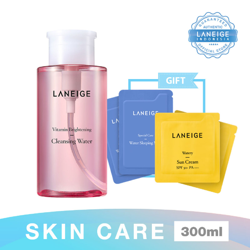 000000479618 Laneige Vitamin Bright Cleansing Water + Water Sleeping Mask 4Ml  + Watery Sun Cream Spf50 Pa4 1Ml
