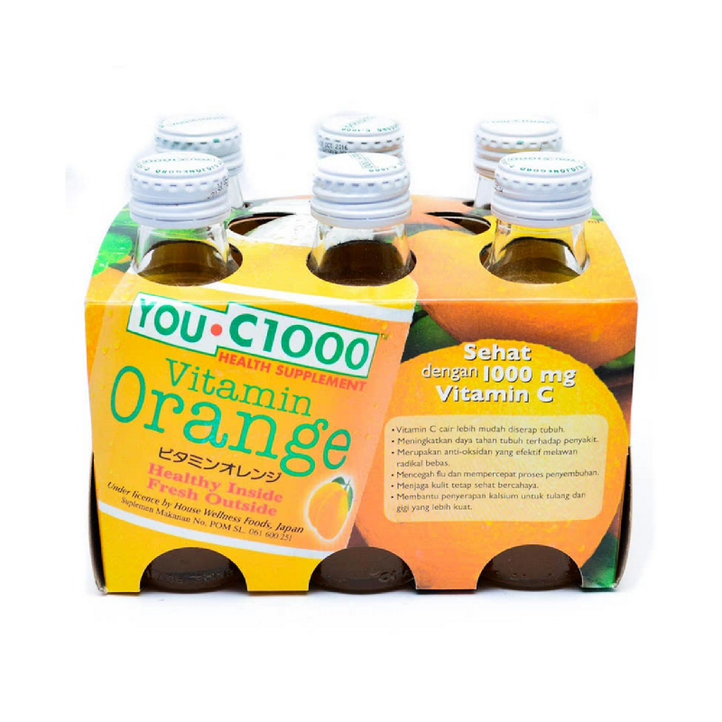 You C 1000 Orange 140ml 6 Bottles Istyle