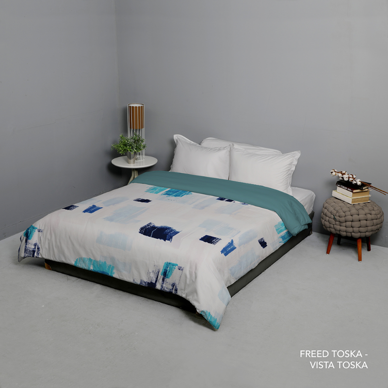 King Rabbit Bed Cover Single Motif Freed - Toska 140 x 230 | iStyle