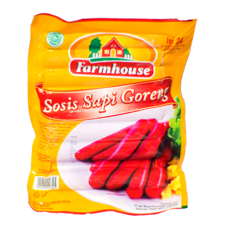 Farmhouse Sosis Sapi Goreng 720 gr (24 pcs)
