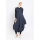 Heart And Feel Tie Neck Wing Detailed Outwear Navy