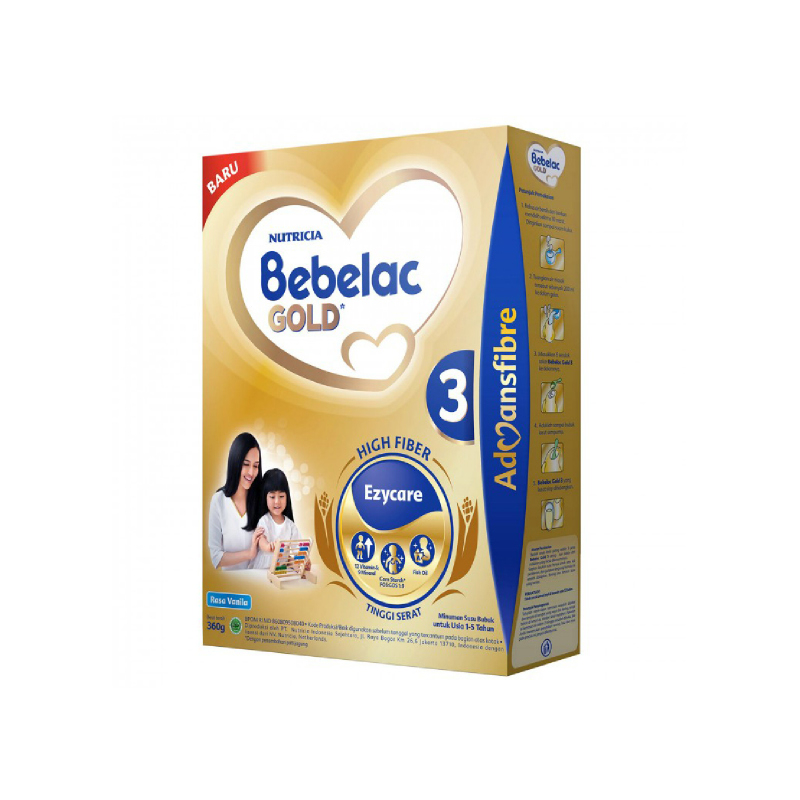 Bebelac Gold 3 Vanilla Box 360G