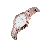 Alexandre Christie Passion AC 2835 LH BRGSL Ladies Silver Dial Rose Gold Stainless Steel