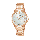 Alba AH7V80X1 Ladies Silver Dial Rose Gold Stainless Steel Strap
