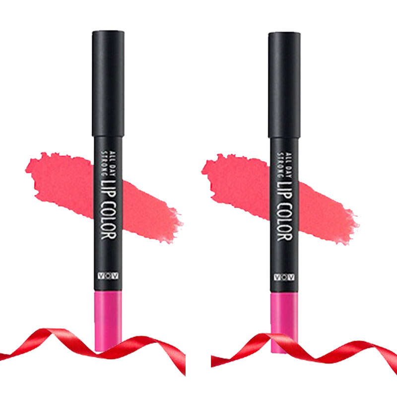 VOV All Day Strong Lip Color PP 401 Magentasome + All Day Strong Lip Color PP 401 Magentasome