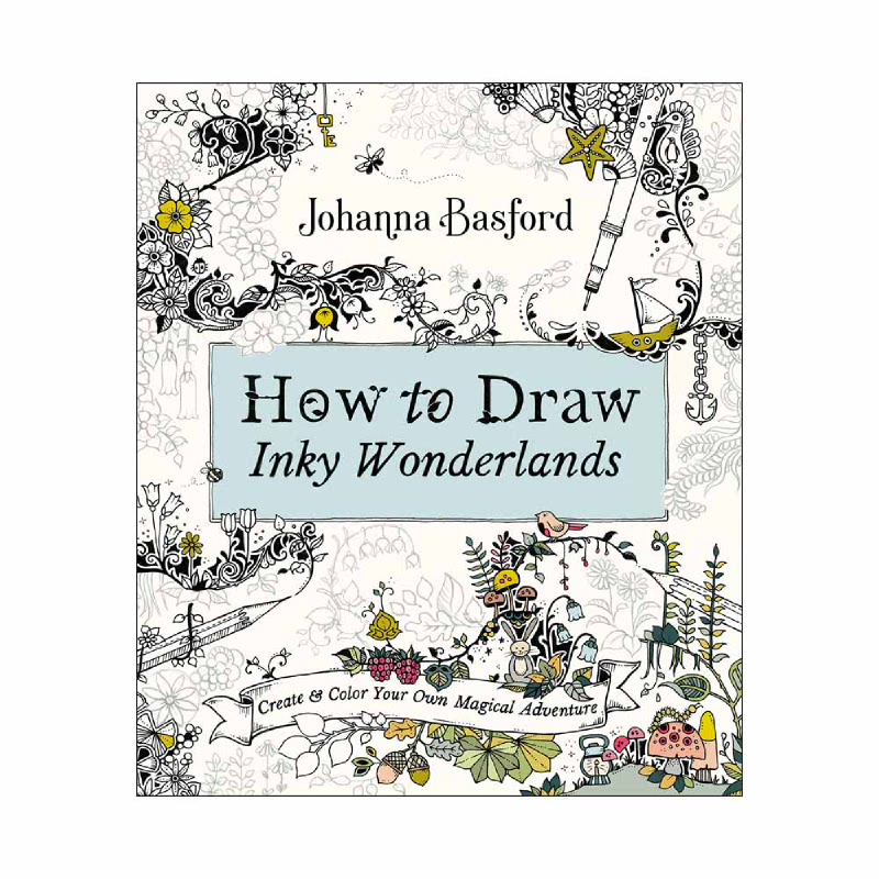 How to Draw Inky Wonderlands (Create and Color Your Own Magical