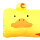 Animal Character Mini Pillow Cover - Duke the Duck