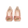 Armira Platform Heels Open Toe Shoes Light Pink