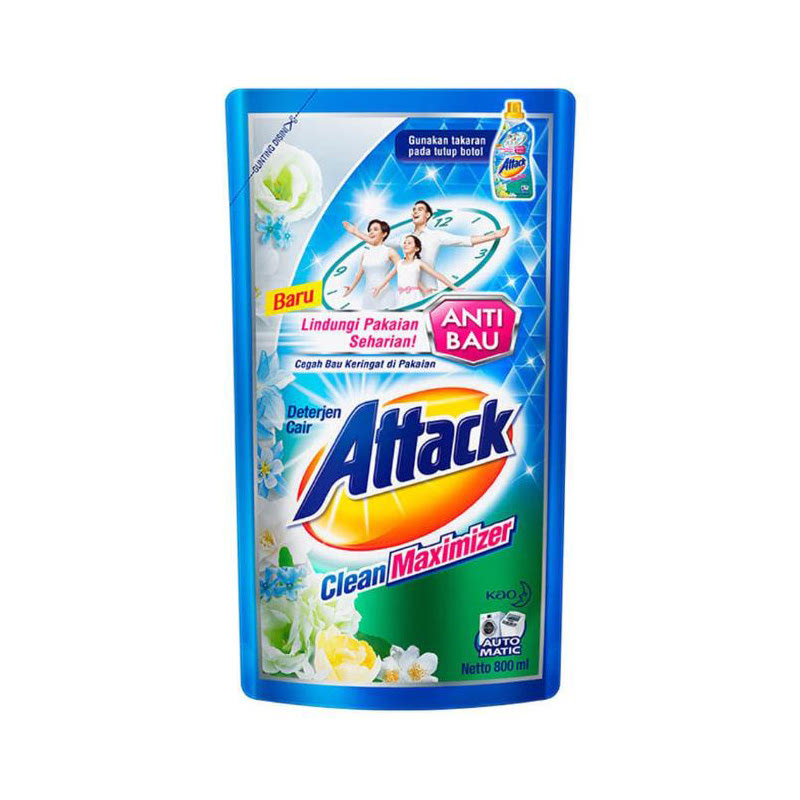 Attack Clean Maximizer Liquid Detergent 800 ml
