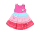 4 You Multicolour Stack Dress Pink