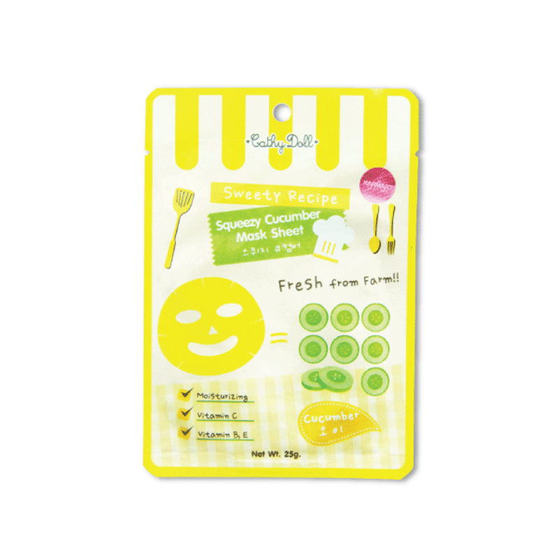 SQUEEZY CUCUMBER MASK 25g SWEETY