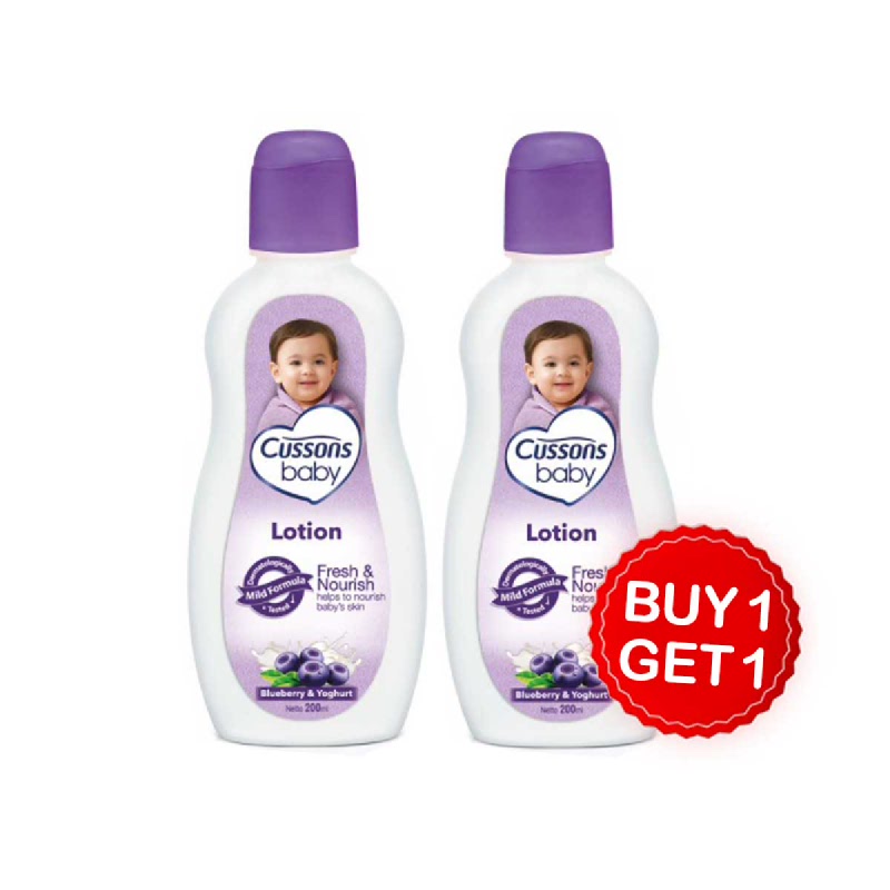 Cussons Baby Lotion Fresh & Nourish 200 Ml (Buy 1 Get 1)
