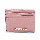 Love Moschino Gift box Pink Pouch Beauty Case with Card Holder