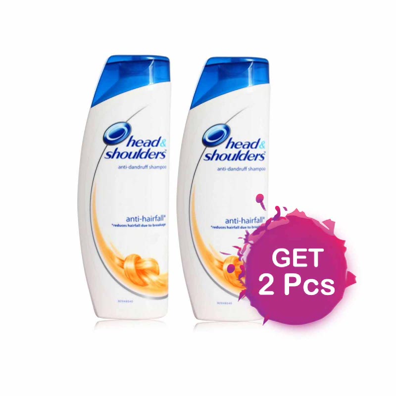 Head & Shoulders Shampoo Anti Hairfall 330 Ml (Get 2)