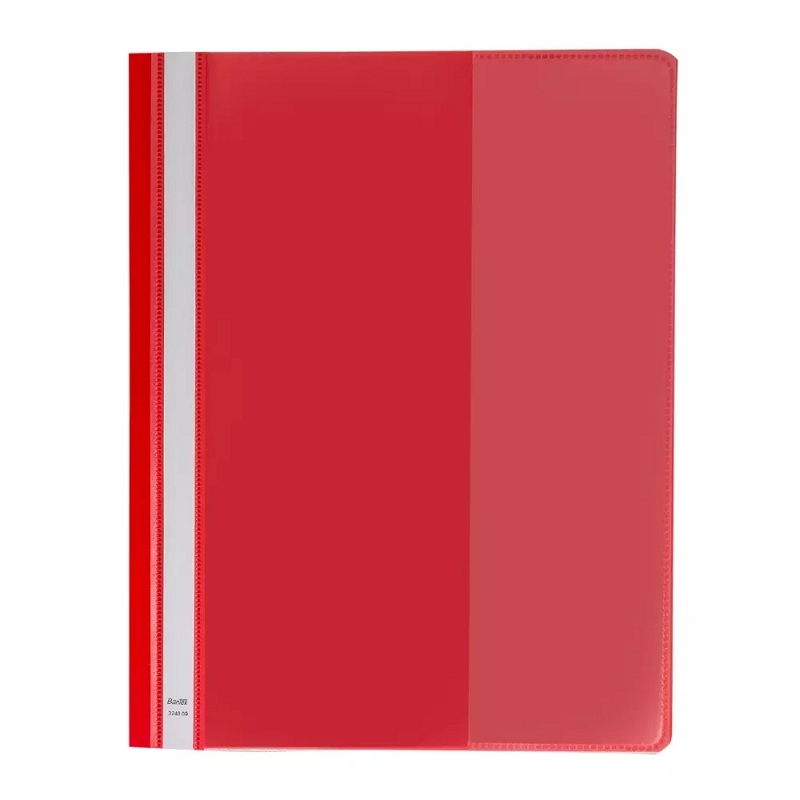 Bantex Quatation Folder With Pocket & Label on Spin A4 Red -3240 09