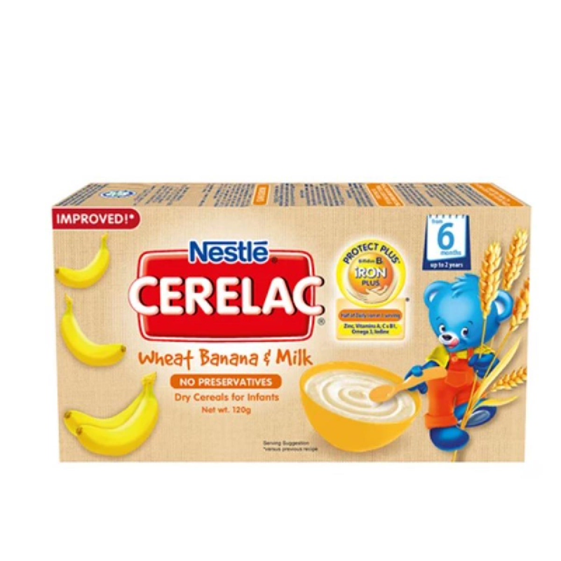 Nestle Cerelac Wheat Banana & Milk 120 Gr