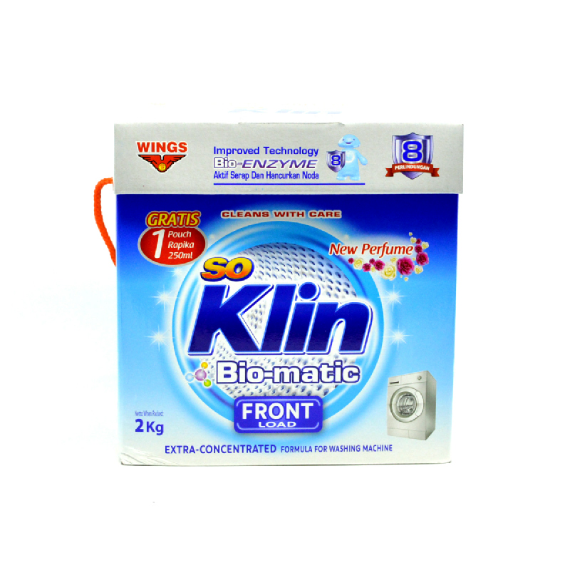 So Klin Detergent Biomatic Kotak 2Kg